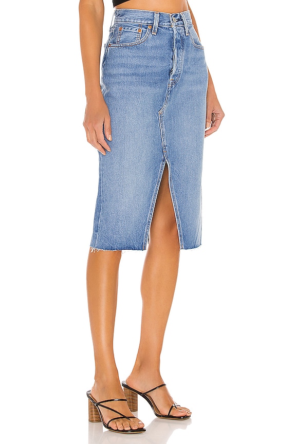 view 2 of 4 Deconstructed Split Skirt in Go Overboard