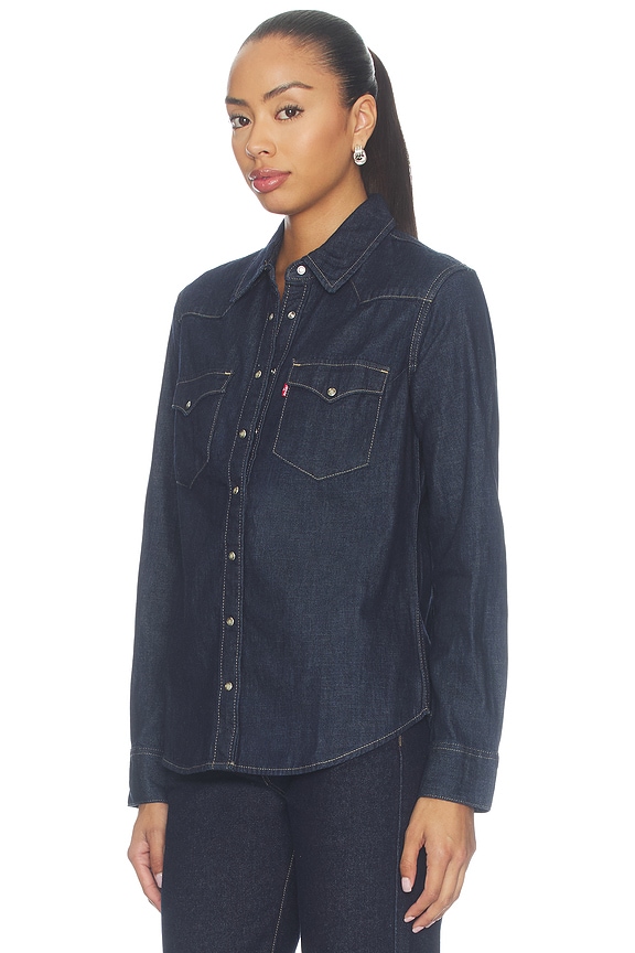 view 2 of 4 Heritage Western Denim Shirt in First Impression Western