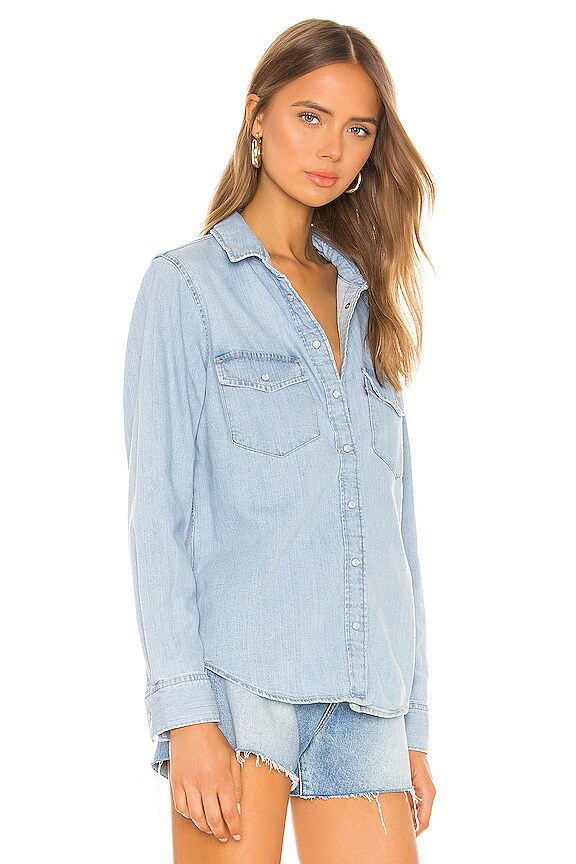 view 2 of 4 ESSENTIAL WESTERN ボタンアップ in Cool Out (2)