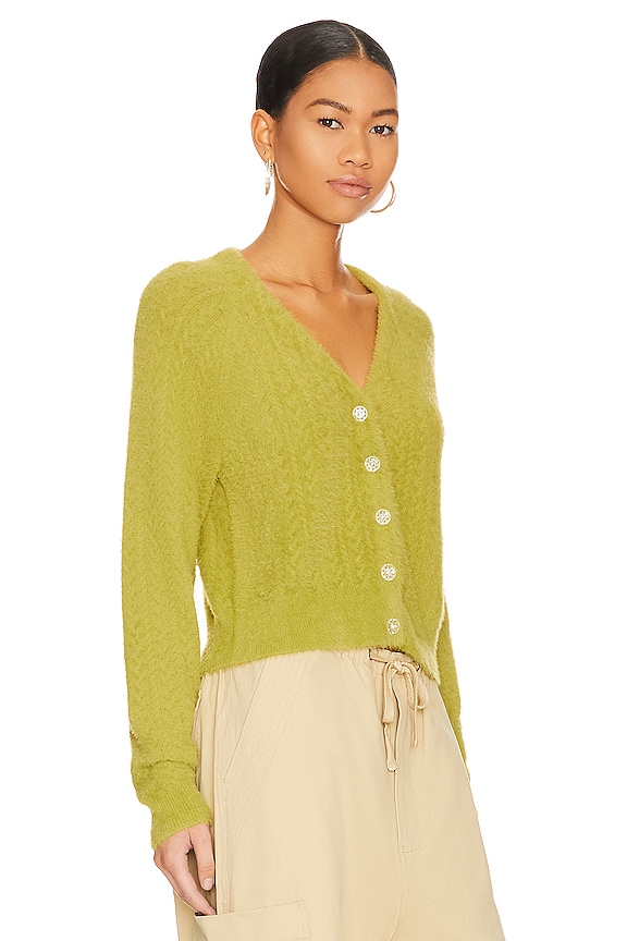 view 2 of 4 Billie Jean Cardigan Top in Camping Gear