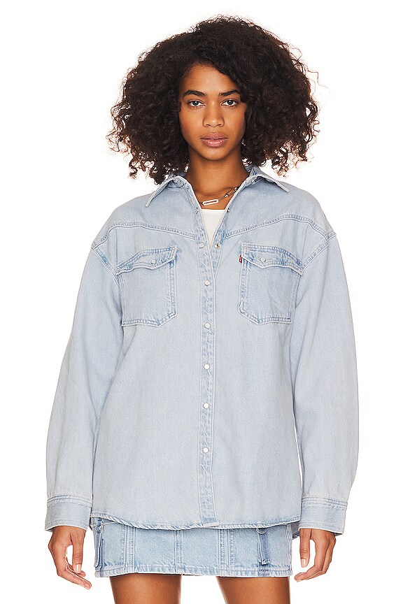 view 2 of 5 Dorsey XL Western Top in Long Journey