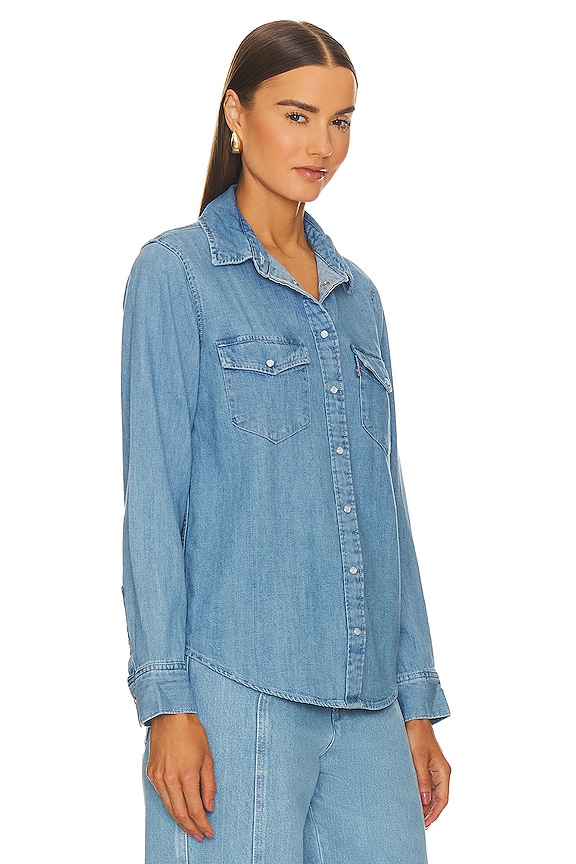 view 2 of 4 CAMISA BOTONES ICONIC WESTERN in Old 517 Blue 2