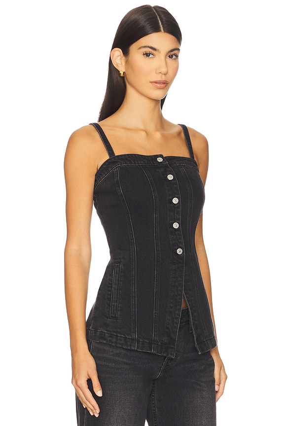 view 2 of 4 Tailored Bustier in Open Mind Vest