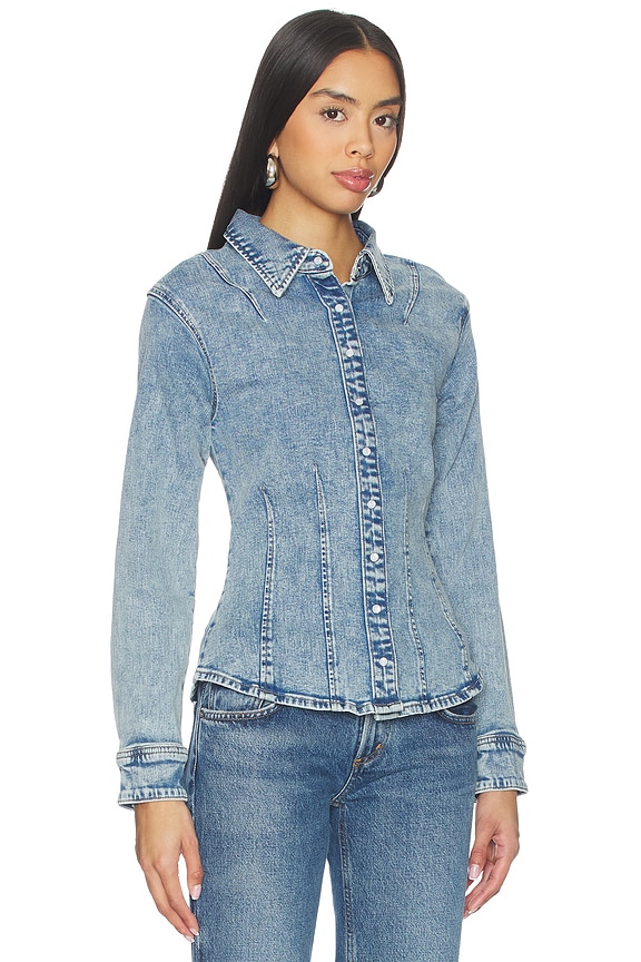 view 2 of 4 Long Sleeve Shaped Shirt in In The Dust