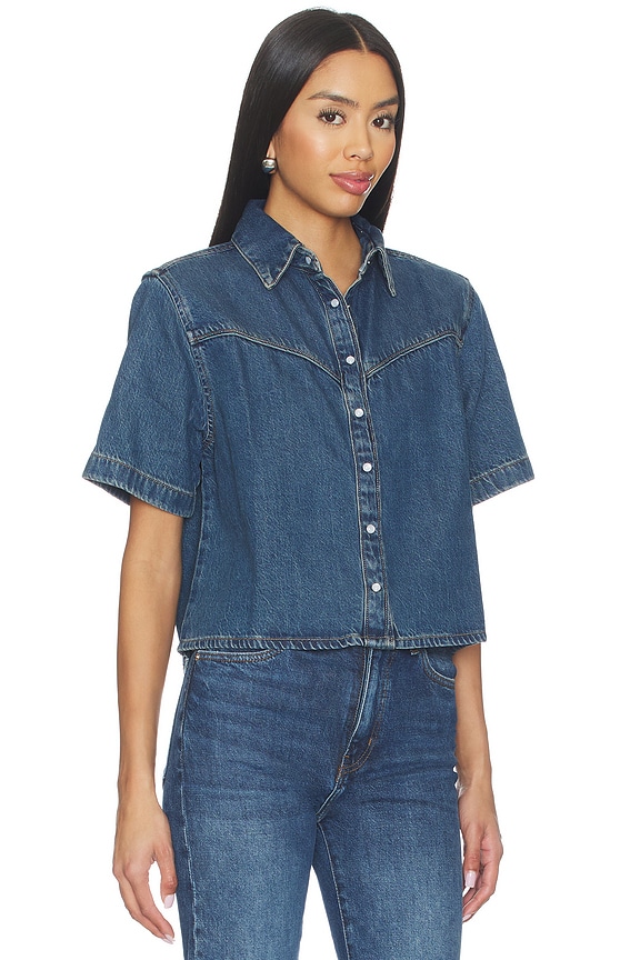 view 2 of 4 CAMISA DENIM LOGAN in Tencel Tinted Times