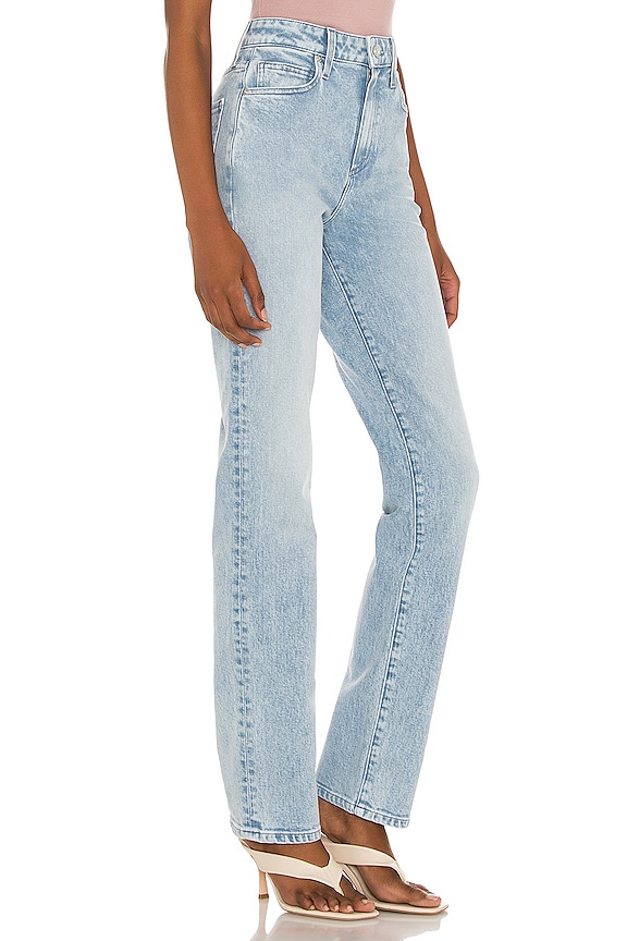 view 2 of 4 High Rise Sabine Straight in Flora Wash