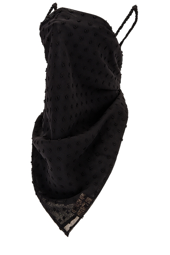 view 1 of 3 Scarf Face Covering in Jet