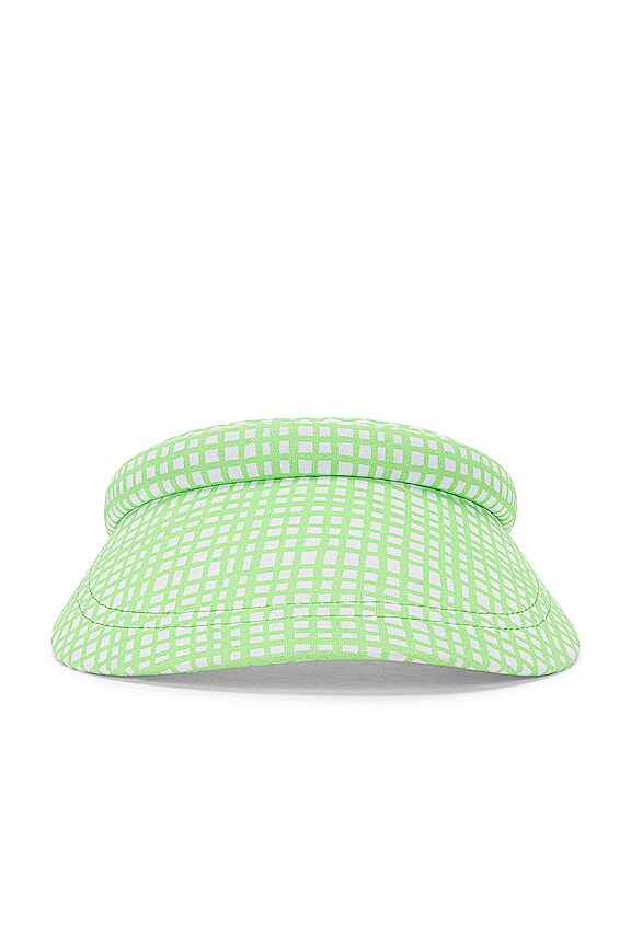 view 2 of 2 VISIÈRE HARD in Pistachio Gingham