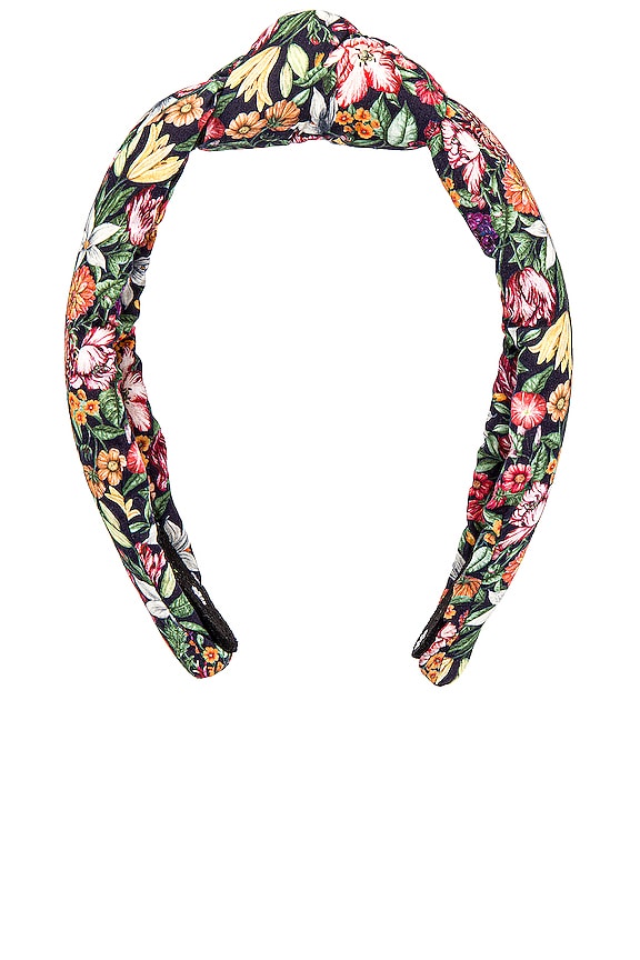 view 2 of 3 X Liberty London Knotted Headband in Royal Garland
