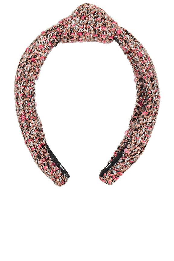 view 2 of 3 GLITTER SWEATER KNOTTED ヘッドバンド in Siberian Bloom