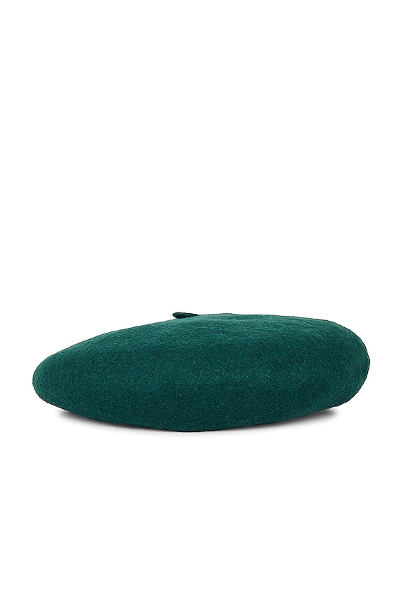 view 2 of 3 BÉRET WOOL FELT in Emerald