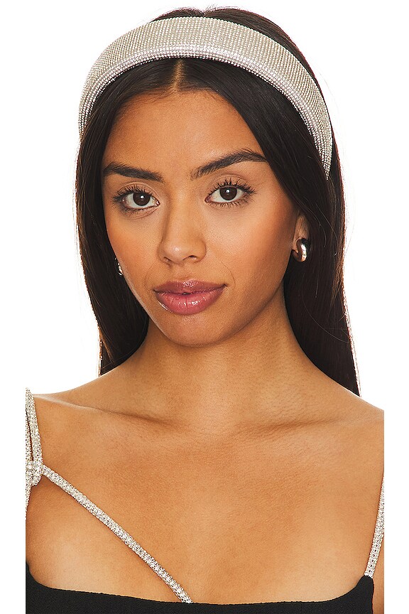 view 1 of 3 Crystal Alice Headband in Crystal