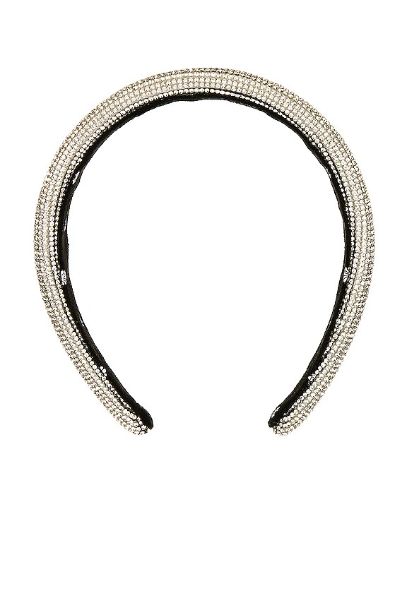 view 2 of 3 Crystal Alice Headband in Crystal