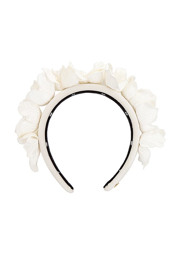 view 2 of 3 Magnolia Headband in Ivory