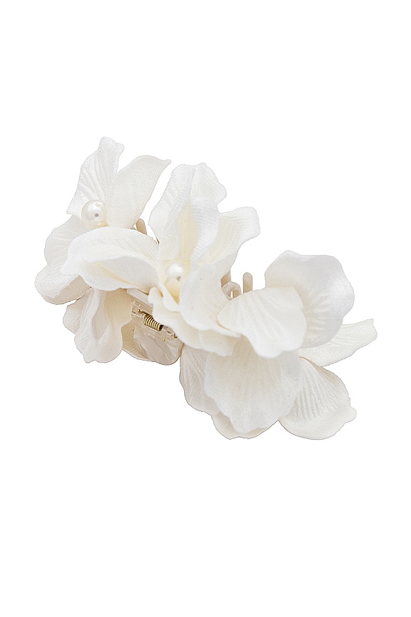 view 2 of 4 Magnolia Claw Clip in Ivory