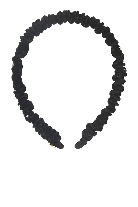 view 2 of 3 Jessie Crystal Embellished Headband in Jet