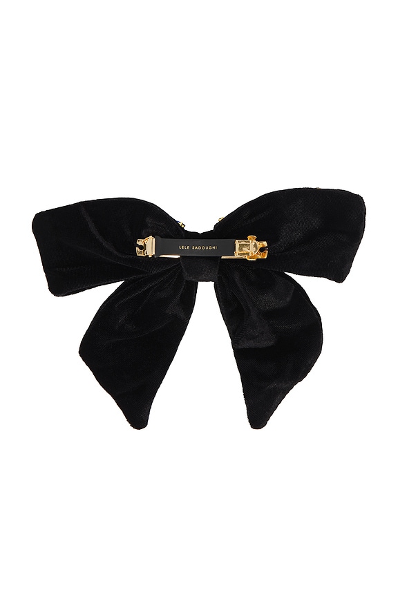 view 2 of 2 CANDY OVERSIZED BOW 버렛 in Jet