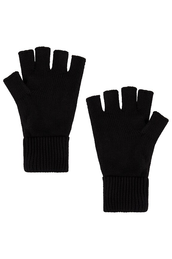 view 2 of 2 GANTS BOW EMBELLISHED FINGERLESS in Jet