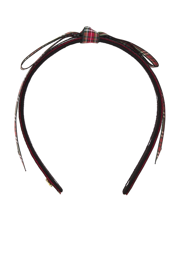 view 2 of 3 BANDA PELO PLAID BARDOT in Berry Check