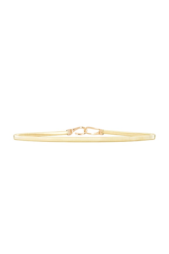 view 2 of 3 Stretch Chain Belt in Gold