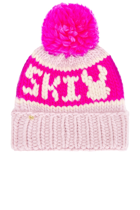 view 2 of 3 BONNET SKI BUNNY in Neon Blush