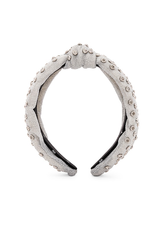 view 2 of 3 Crystal Headband in Silver Crystal