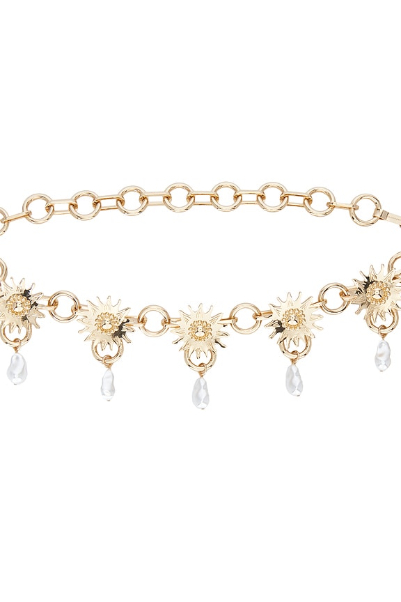 view 2 of 3 Soleil Chain Belt in Gold
