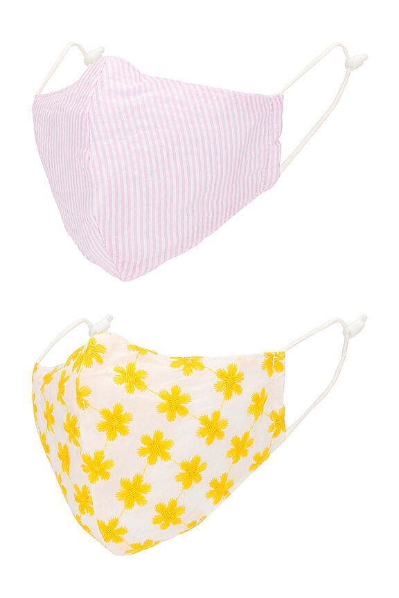 view 1 of 3 Set of 2 Face Masks in Pastel