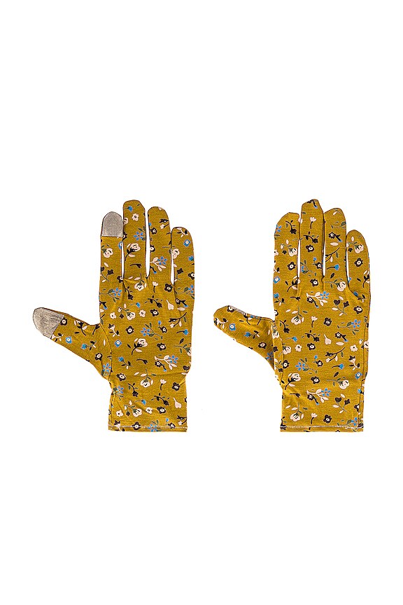 view 2 of 2 GANTS LAVABLES in Mustard