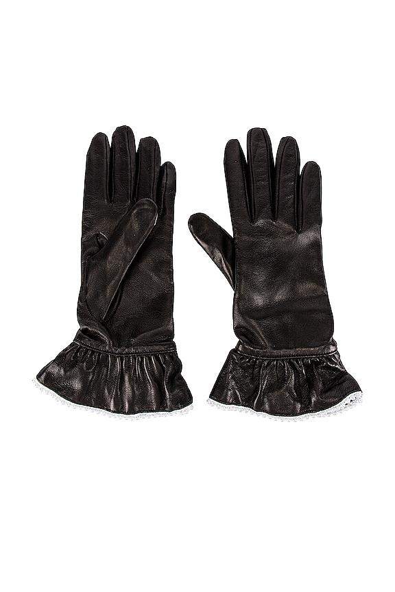 view 2 of 2 Ruffle Glove in Jet