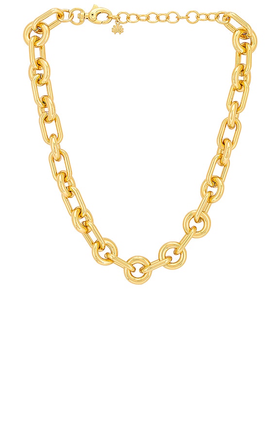 view 2 of 3 Oversized Chain Necklace in Gold