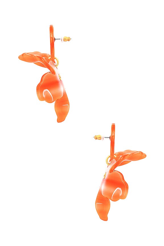 view 2 of 2 BOUCLES D'OREILLES SMALL in Peach Fuzz
