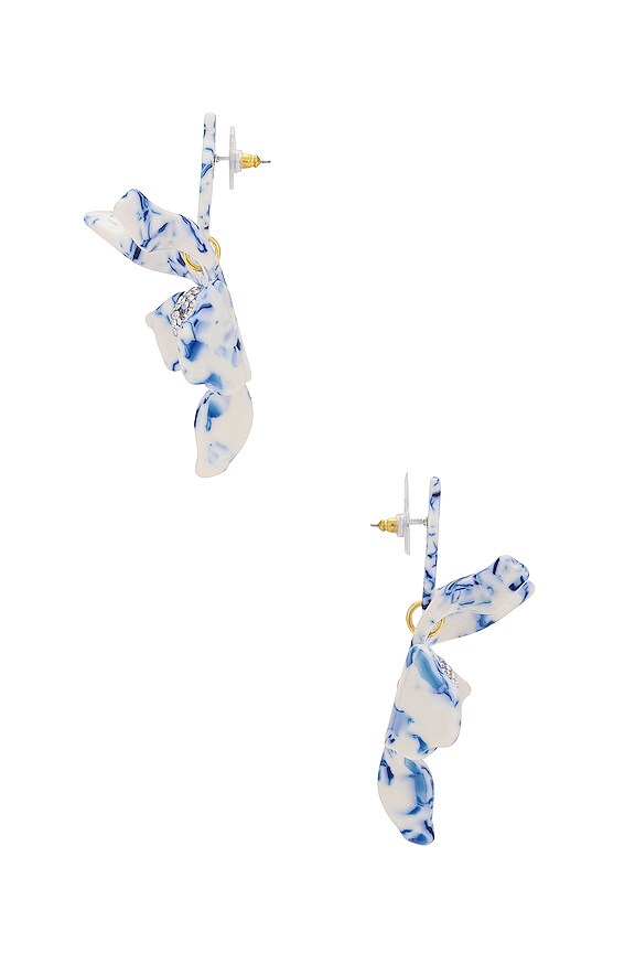 view 2 of 2 CRYSTAL LILY イヤリング in Delft