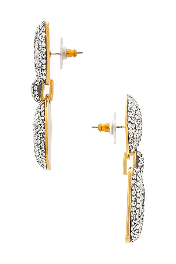 view 2 of 2 Pave Mixed Shape Earrings in Crystal