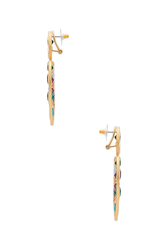 view 2 of 2 PENDIENTES in Rainbow Pop