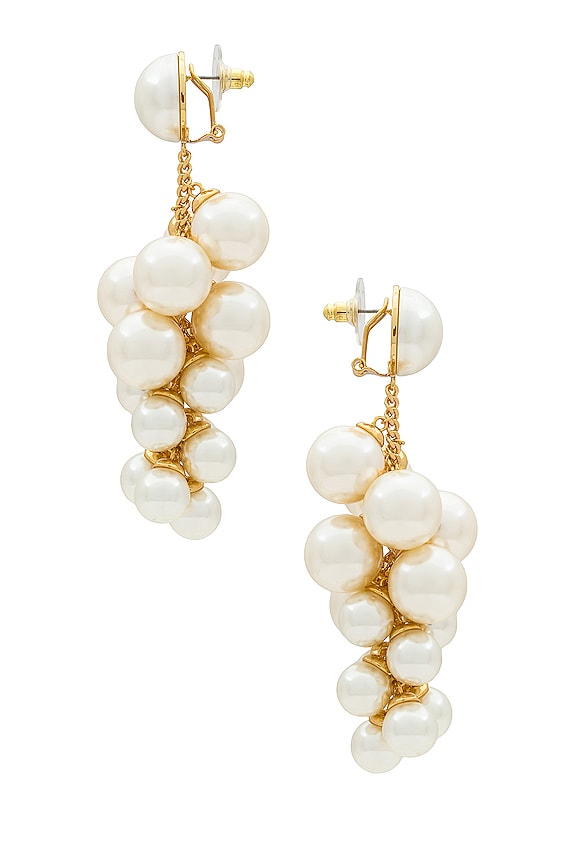 view 2 of 2 PENDIENTES GRAPE in Pearl