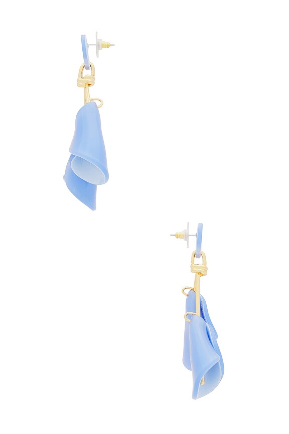 view 2 of 2 BOUCLES D'OREILLES CALLA LILY in Lake Blue