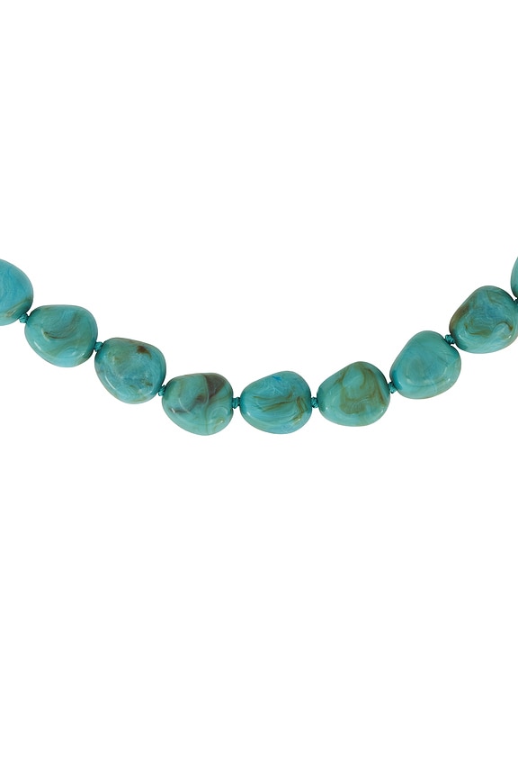 view 2 of 2 ОЖЕРЕЛЬЕ-ВОРОТНИК BAROQUE TURQUOISE in Turquoise