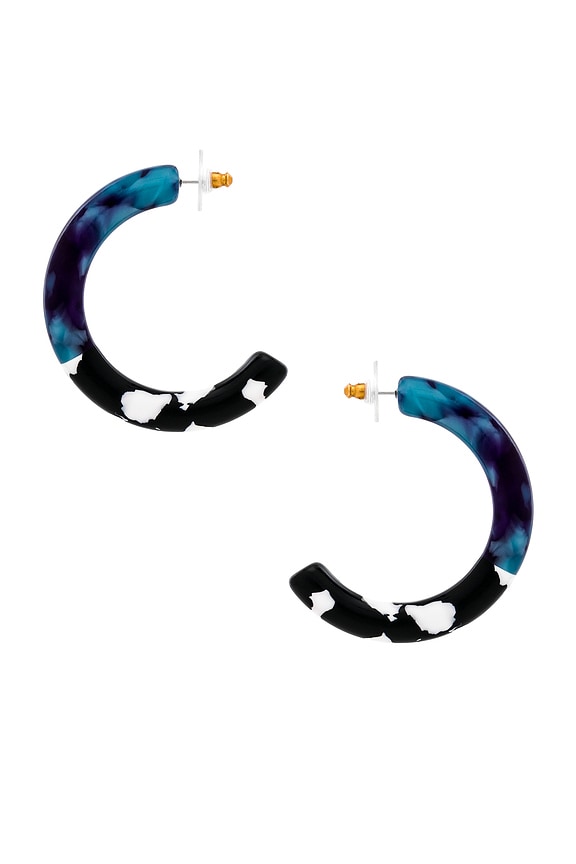 view 1 of 2 BROADWAY イヤリング in Electric Blue