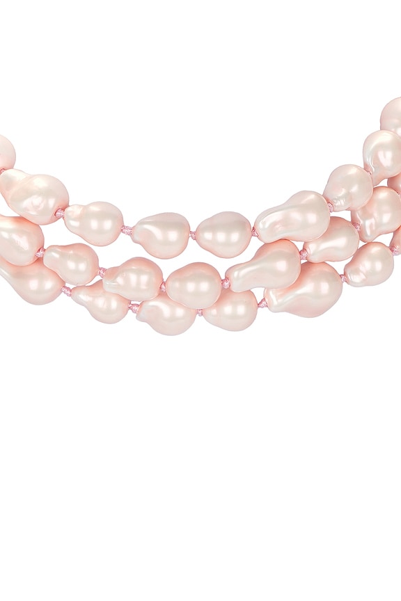 view 2 of 2 COLLIER AVEC PERLES DIANA in Ros?