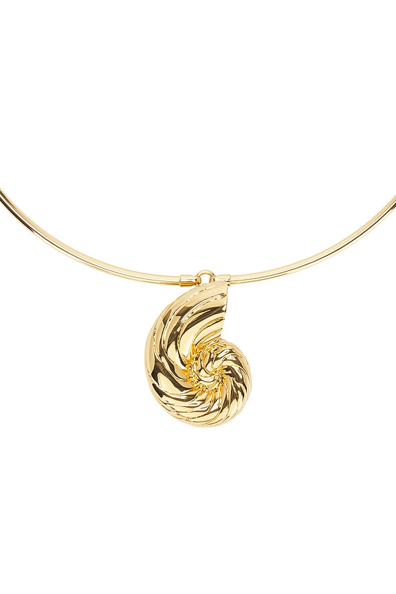 view 2 of 2 Nautilus Collar Necklace in Gold