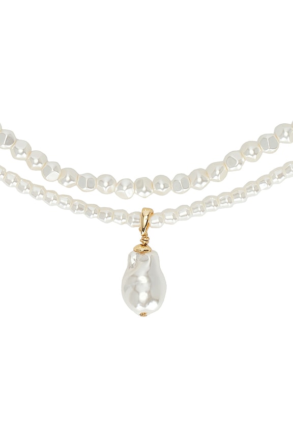 view 2 of 2 Estate Layered Necklace in Pearl