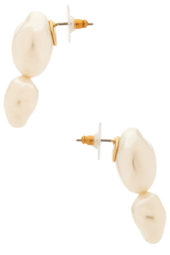 view 2 of 2 Estate Double Drop Earrings in Pearl