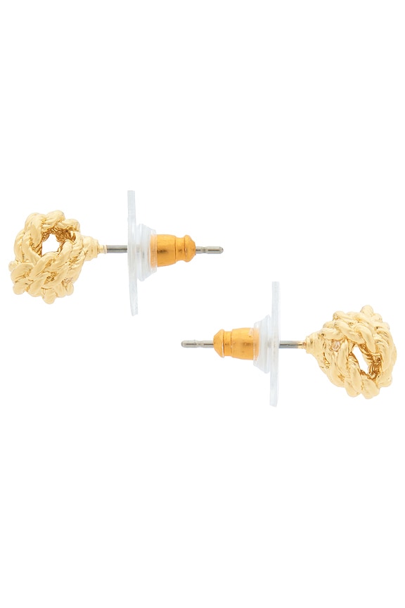 view 2 of 2 BOUCLES D'OREILLES CHATEAU ROPE in Gold