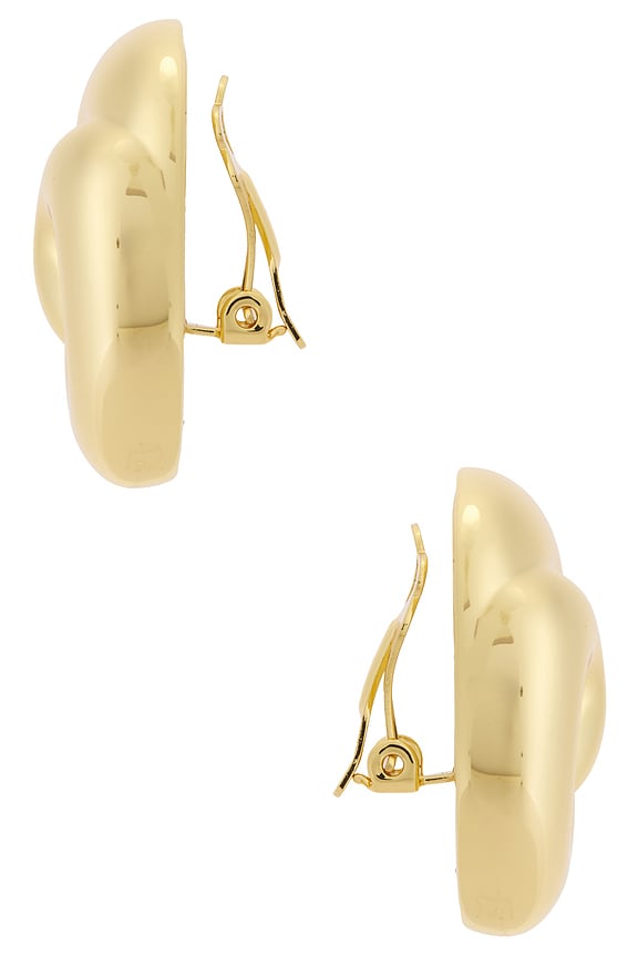 view 2 of 2 Spiral Dome Clip-on Earrings in Gold