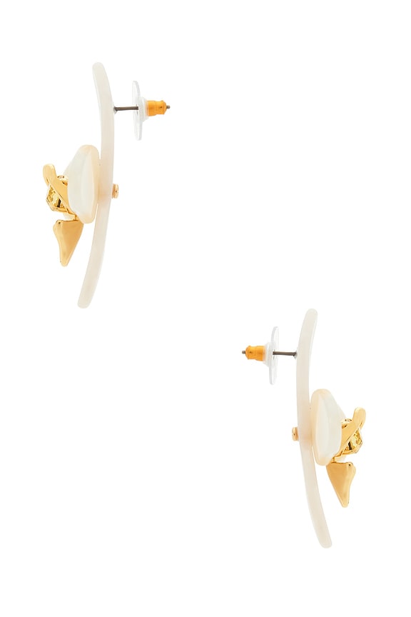 view 2 of 2 ORCHID スタッズイヤリング in Mop