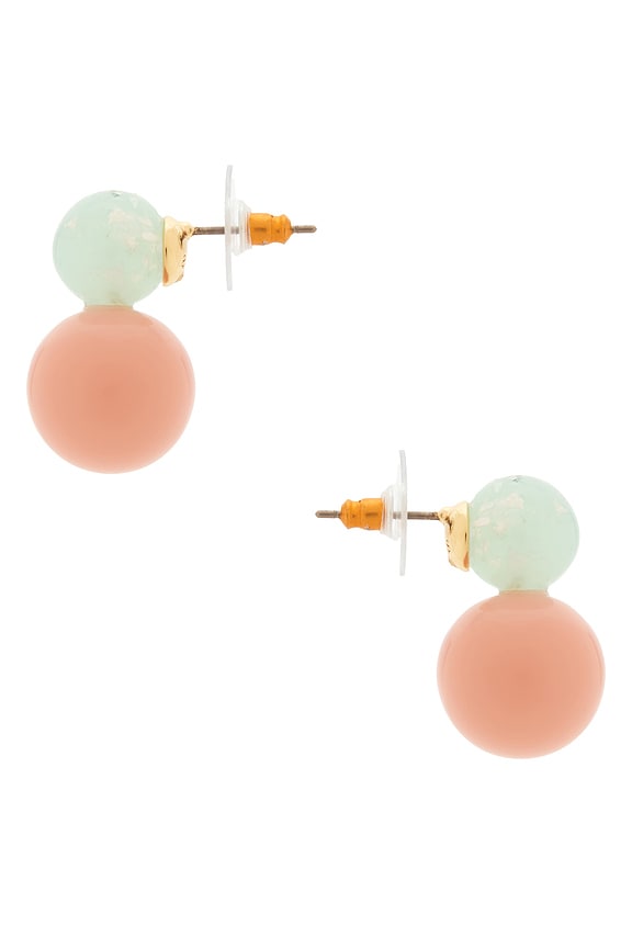 view 2 of 2 Oasis Double Drop Earrings in Blush Opal