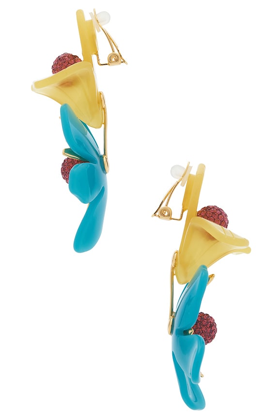 view 2 of 2 PENDIENTES DE CLIP BOUQUET PARADIS in Sherbert Spray