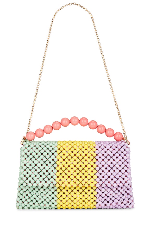 view 1 of 5 CLAUDETTE クラッチ in Acapulco Stripe