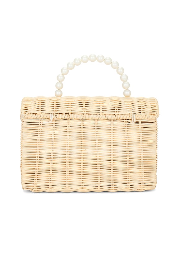 view 2 of 5 BOLSO WICKER TABITHA PEARL TOP HANDLE in Natural